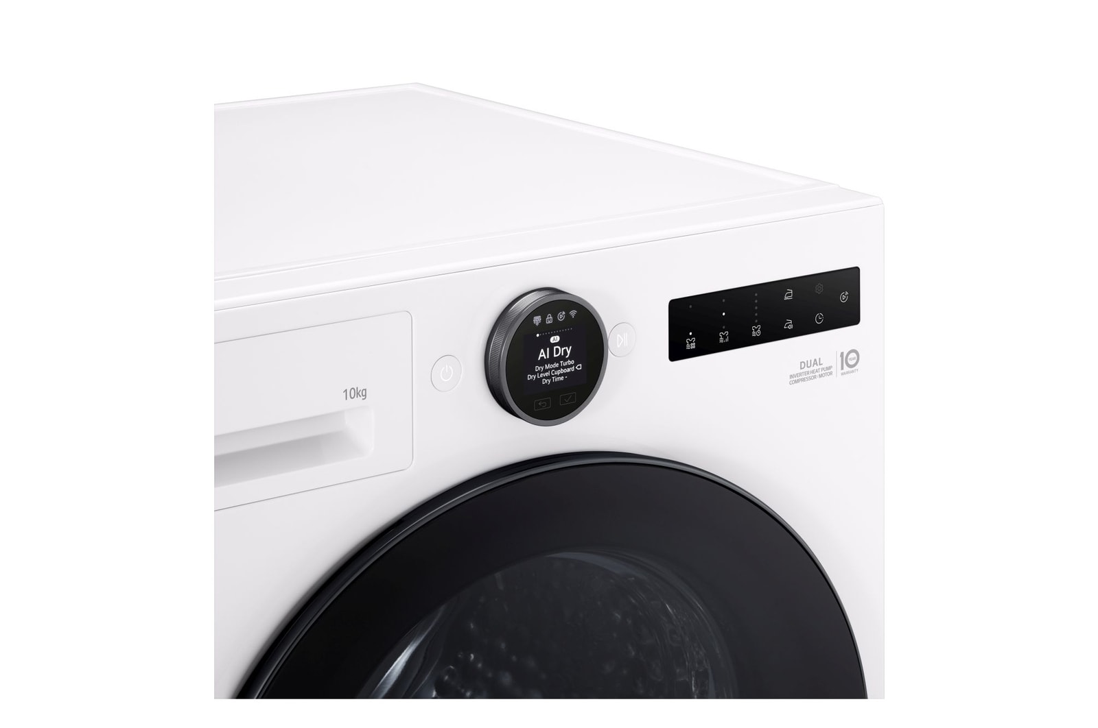 Close up asciugatrice RHX7010TWB